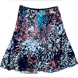 East 5th Petite Medium Multi-Color Knee-Length Skirt